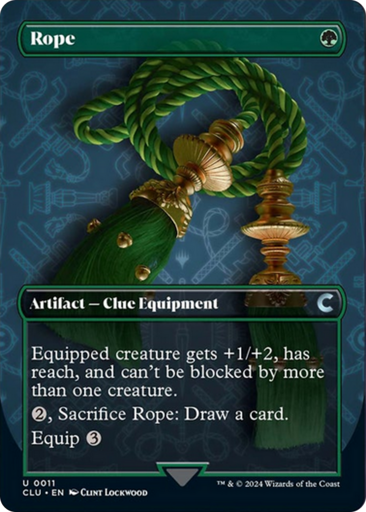 Rope (Borderless) [Ravnica: Clue Edition] MTG Single Magic: The Gathering    | Red Claw Gaming