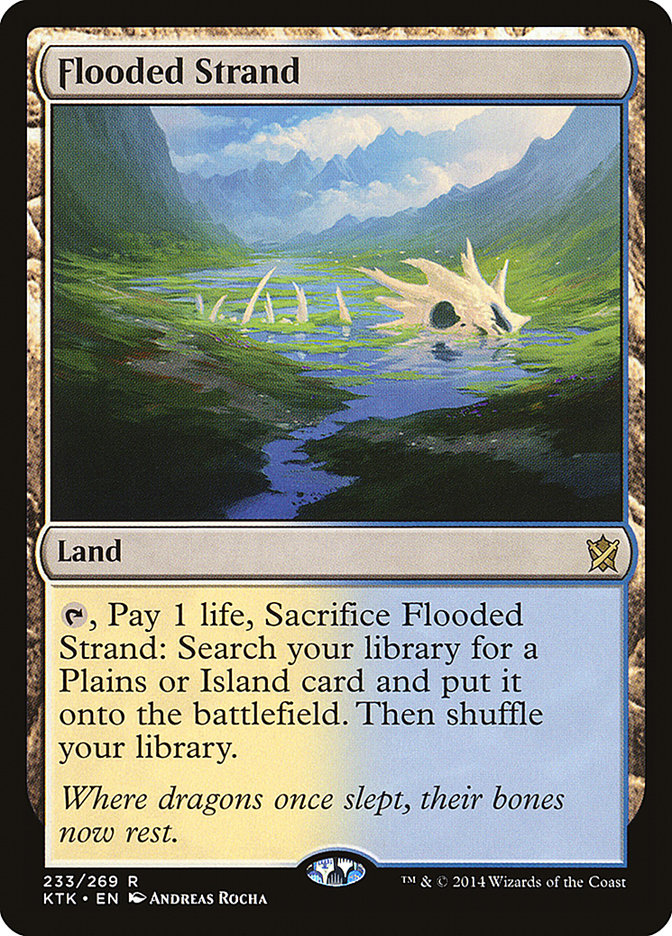 Flooded Strand [Khans of Tarkir] MTG Single Magic: The Gathering    | Red Claw Gaming