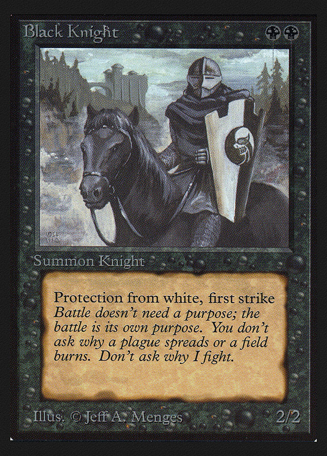 Black Knight [Collectors' Edition] MTG Single Magic: The Gathering    | Red Claw Gaming