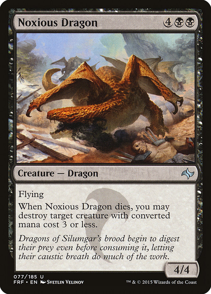 Noxious Dragon [Fate Reforged] MTG Single Magic: The Gathering    | Red Claw Gaming