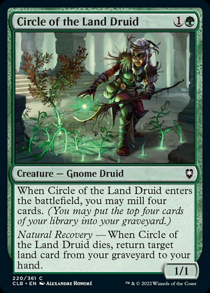 Circle of the Land Druid [Commander Legends: Battle for Baldur's Gate] MTG Single Magic: The Gathering    | Red Claw Gaming