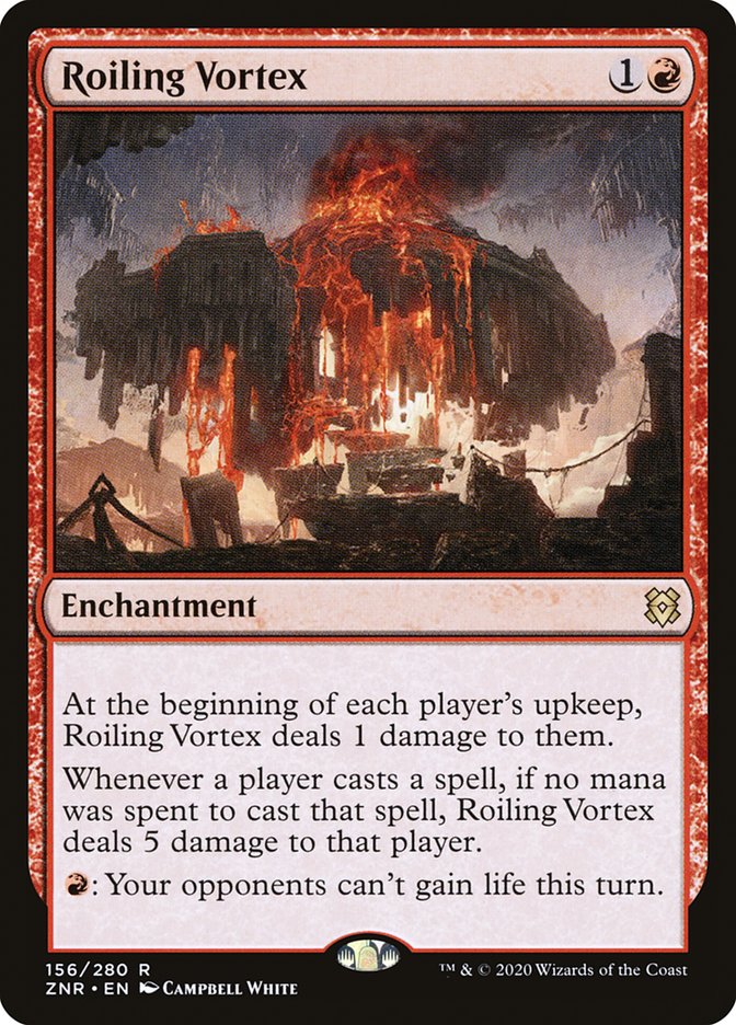 Roiling Vortex [Zendikar Rising] MTG Single Magic: The Gathering    | Red Claw Gaming