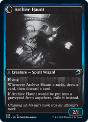 Overwhelmed Archivist // Archive Haunt [Innistrad: Double Feature] MTG Single Magic: The Gathering    | Red Claw Gaming