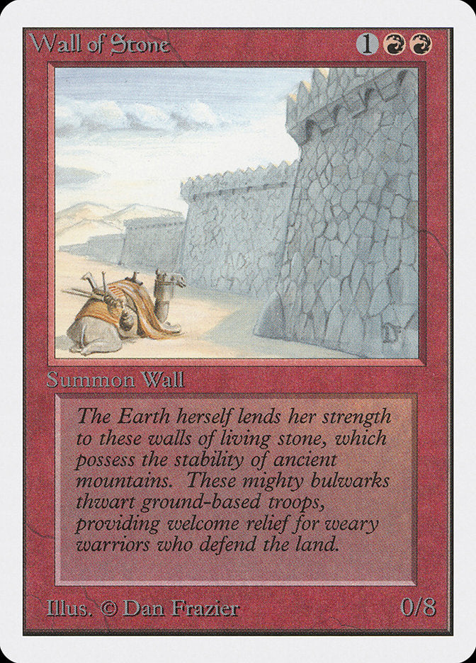 Wall of Stone [Unlimited Edition] MTG Single Magic: The Gathering    | Red Claw Gaming