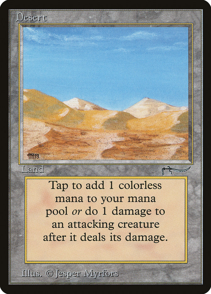 Desert [Arabian Nights] MTG Single Magic: The Gathering    | Red Claw Gaming