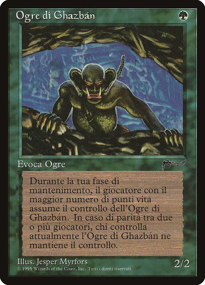 Ghazban Ogre (Italian) "Ogre di Ghazban" [Rinascimento] MTG Single Magic: The Gathering    | Red Claw Gaming