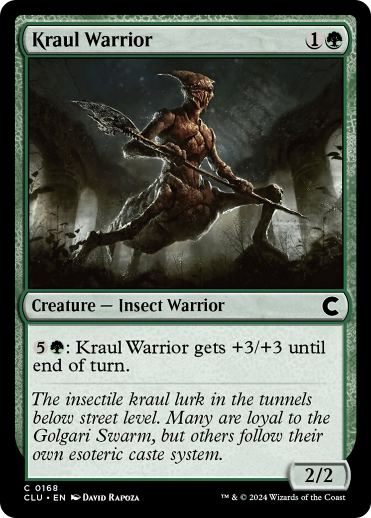 Kraul Warrior [Ravnica: Clue Edition] MTG Single Magic: The Gathering    | Red Claw Gaming
