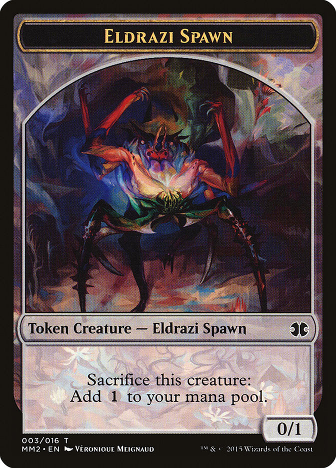 Eldrazi Spawn Token (003/016) [Modern Masters 2015 Tokens] MTG Single Magic: The Gathering    | Red Claw Gaming