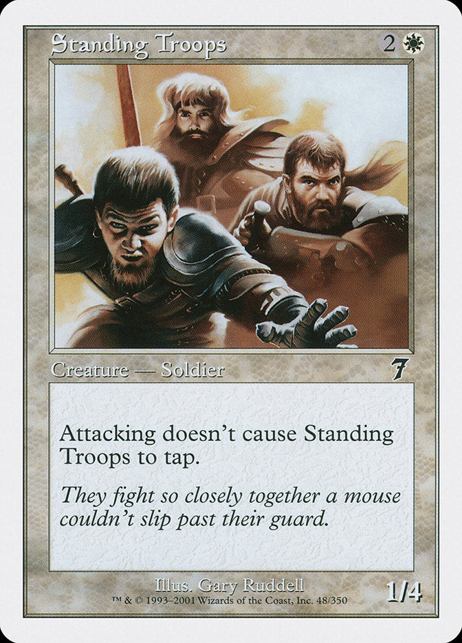 Standing Troops [Seventh Edition] MTG Single Magic: The Gathering    | Red Claw Gaming