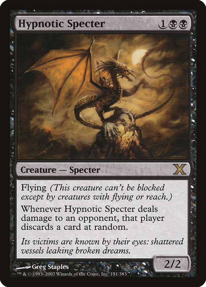 Hypnotic Specter [Tenth Edition] MTG Single Magic: The Gathering    | Red Claw Gaming