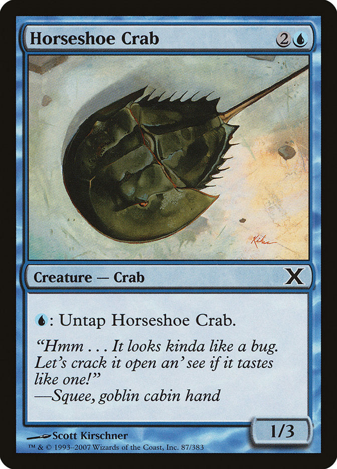 Horseshoe Crab [Tenth Edition] MTG Single Magic: The Gathering    | Red Claw Gaming