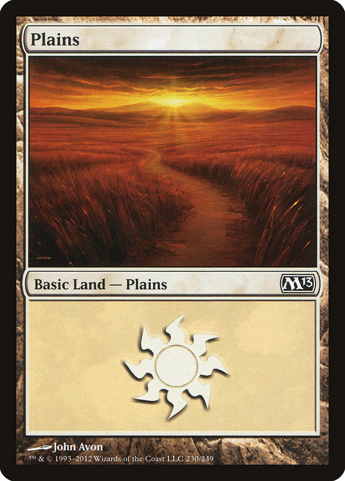 Plains (230) [Magic 2013] MTG Single Magic: The Gathering    | Red Claw Gaming