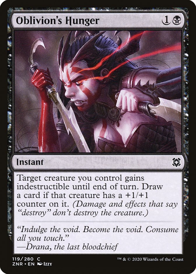 Oblivion's Hunger [Zendikar Rising] MTG Single Magic: The Gathering    | Red Claw Gaming
