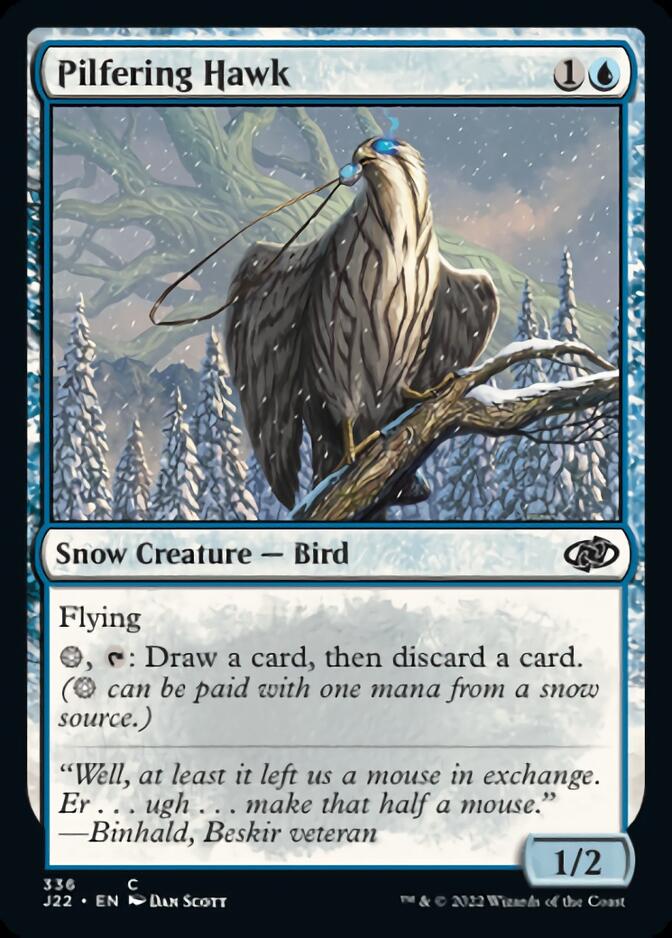 Pilfering Hawk [Jumpstart 2022] MTG Single Magic: The Gathering    | Red Claw Gaming