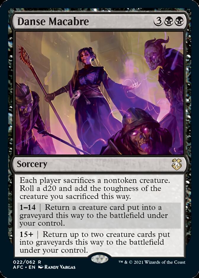 Danse Macabre [Dungeons & Dragons: Adventures in the Forgotten Realms Commander] MTG Single Magic: The Gathering    | Red Claw Gaming