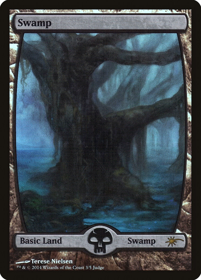 Swamp (3★) [Judge Gift Cards 2014] MTG Single Magic: The Gathering    | Red Claw Gaming