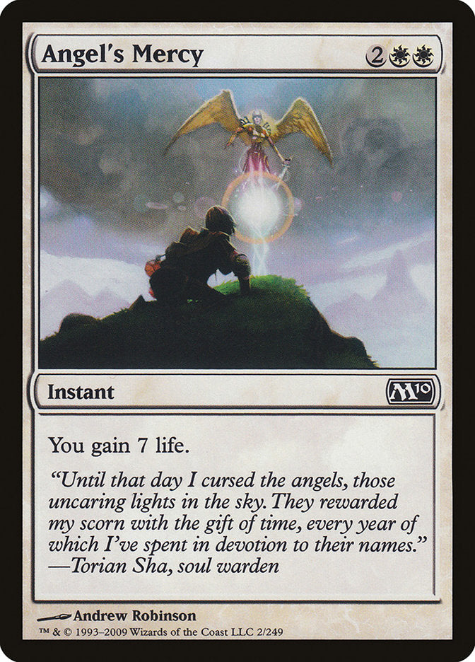 Angel's Mercy [Magic 2010] MTG Single Magic: The Gathering    | Red Claw Gaming