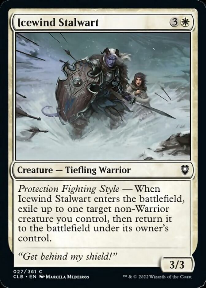 Icewind Stalwart [Commander Legends: Battle for Baldur's Gate] MTG Single Magic: The Gathering    | Red Claw Gaming