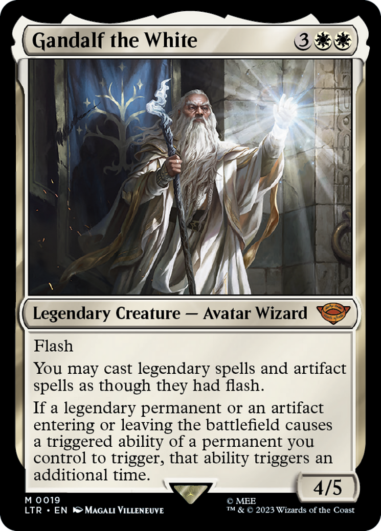 Gandalf the White [The Lord of the Rings: Tales of Middle-Earth] MTG Single Magic: The Gathering    | Red Claw Gaming