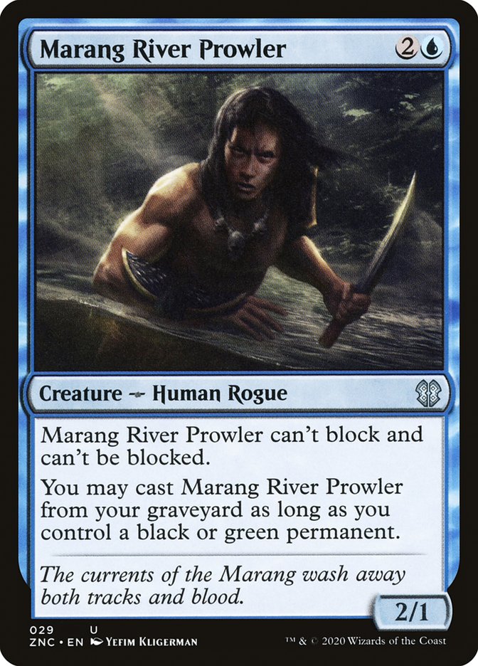 Marang River Prowler [Zendikar Rising Commander] MTG Single Magic: The Gathering    | Red Claw Gaming