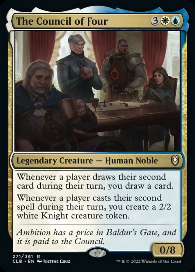 The Council of Four [Commander Legends: Battle for Baldur's Gate] MTG Single Magic: The Gathering    | Red Claw Gaming