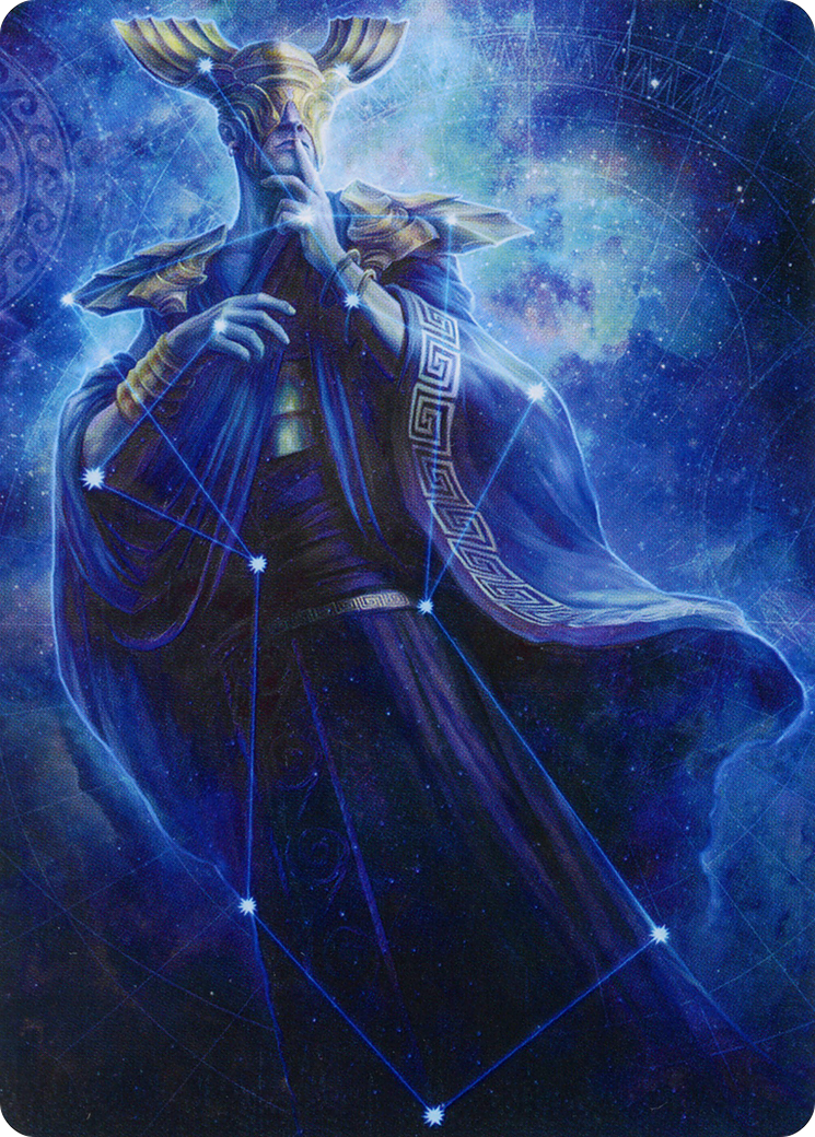 Atris, Oracle of Half-Truths Art Card [March of the Machine Art Series] MTG Single Magic: The Gathering    | Red Claw Gaming