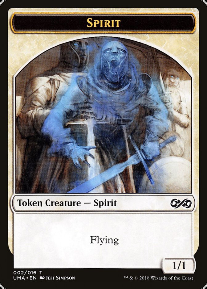 Spirit Token (002/016) [Ultimate Masters Tokens] MTG Single Magic: The Gathering    | Red Claw Gaming