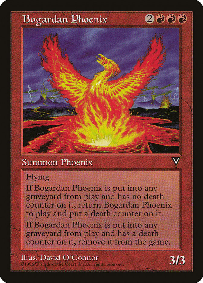 Bogardan Phoenix [Visions] MTG Single Magic: The Gathering    | Red Claw Gaming