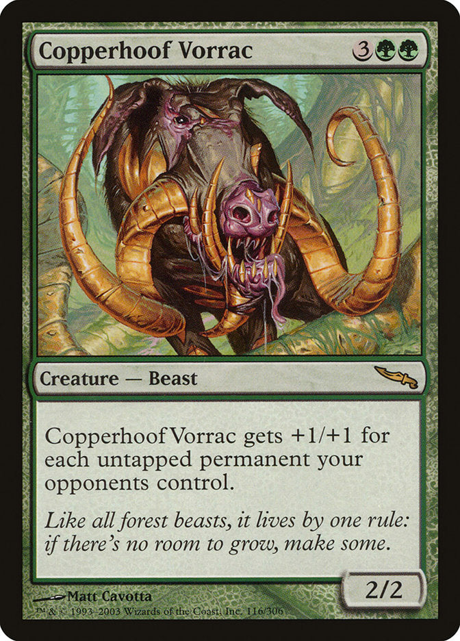 Copperhoof Vorrac [Mirrodin] MTG Single Magic: The Gathering    | Red Claw Gaming