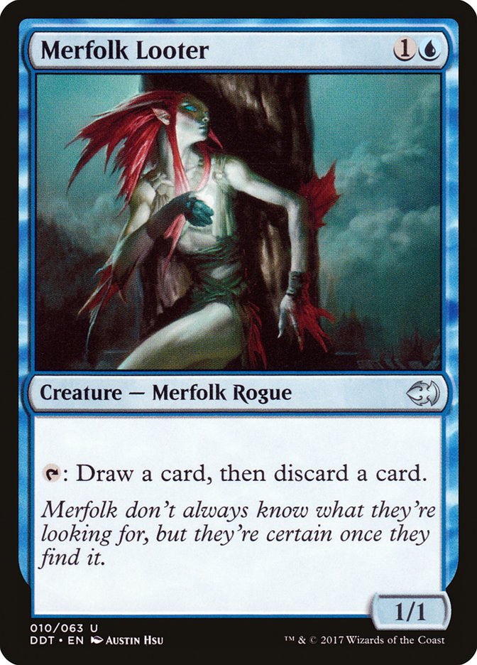 Merfolk Looter [Duel Decks: Merfolk vs. Goblins] MTG Single Magic: The Gathering    | Red Claw Gaming