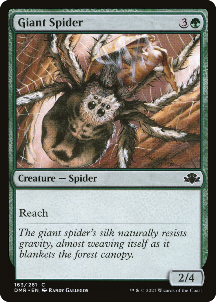 Giant Spider [Dominaria Remastered] MTG Single Magic: The Gathering    | Red Claw Gaming