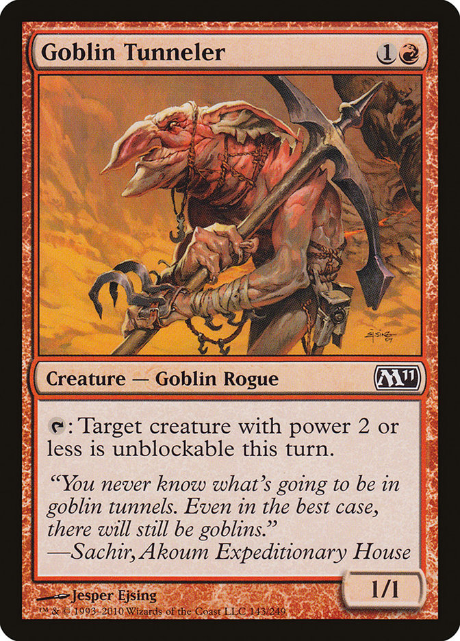 Goblin Tunneler [Magic 2011] MTG Single Magic: The Gathering    | Red Claw Gaming