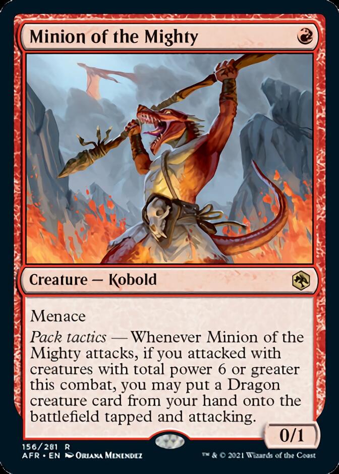 Minion of the Mighty [Dungeons & Dragons: Adventures in the Forgotten Realms] MTG Single Magic: The Gathering    | Red Claw Gaming