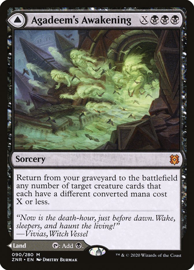 Agadeem's Awakening // Agadeem, the Undercrypt [Zendikar Rising] MTG Single Magic: The Gathering    | Red Claw Gaming