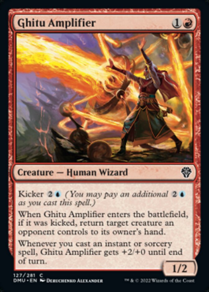 Ghitu Amplifier [Dominaria United] MTG Single Magic: The Gathering    | Red Claw Gaming