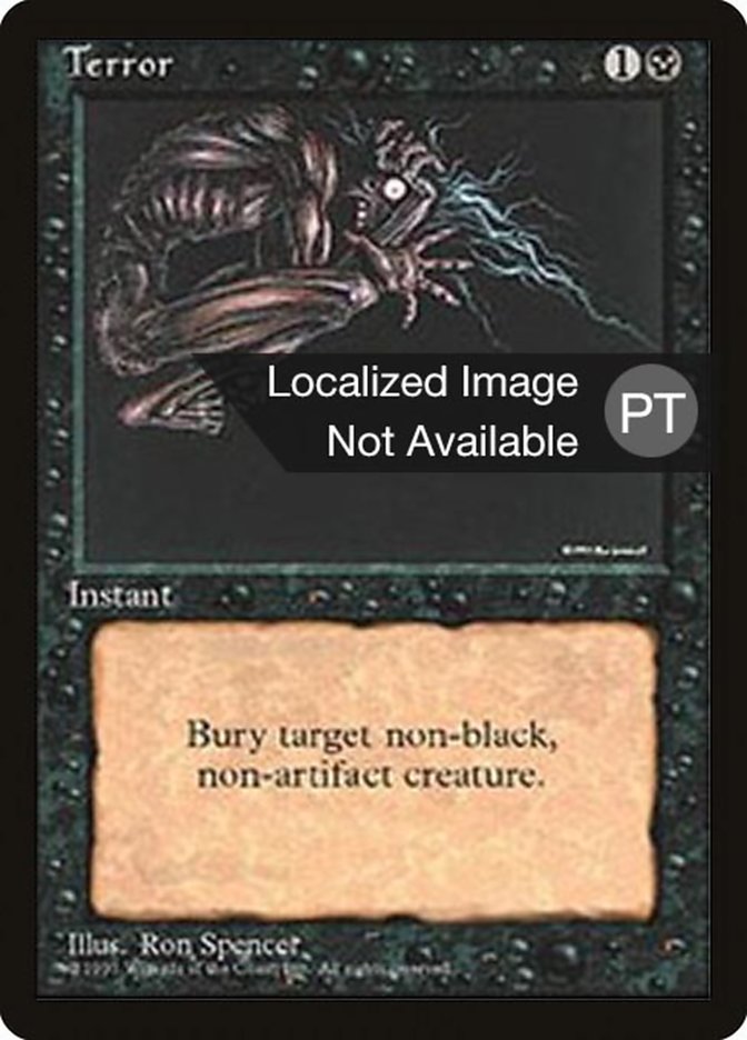 Terror [Fourth Edition (Foreign Black Border)] MTG Single Magic: The Gathering    | Red Claw Gaming