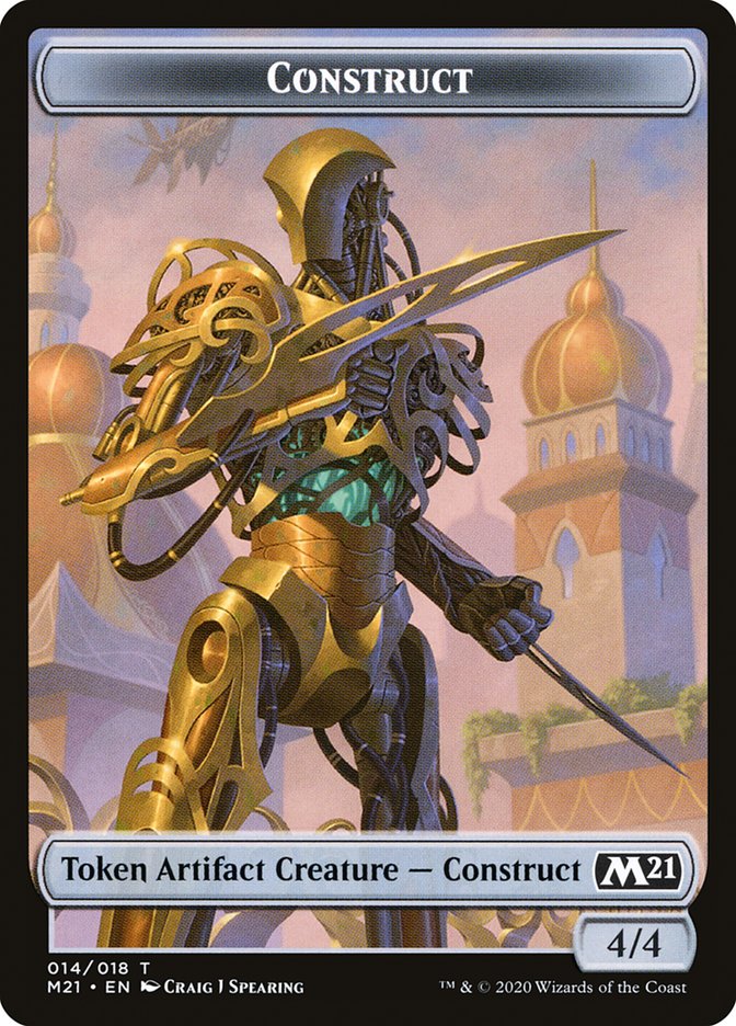 Construct Token [Core Set 2021 Tokens] MTG Single Magic: The Gathering    | Red Claw Gaming
