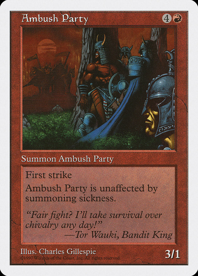 Ambush Party [Fifth Edition] MTG Single Magic: The Gathering    | Red Claw Gaming