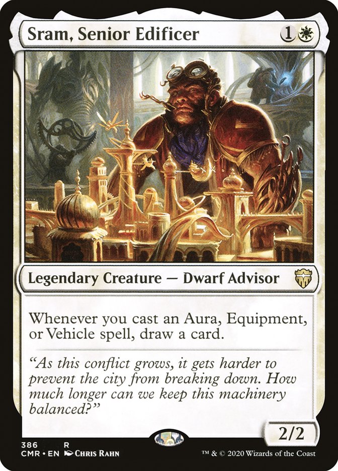 Sram, Senior Edificer [Commander Legends] MTG Single Magic: The Gathering    | Red Claw Gaming