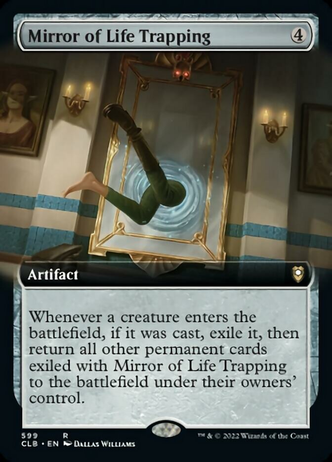 Mirror of Life Trapping (Extended Art) [Commander Legends: Battle for Baldur's Gate] MTG Single Magic: The Gathering    | Red Claw Gaming