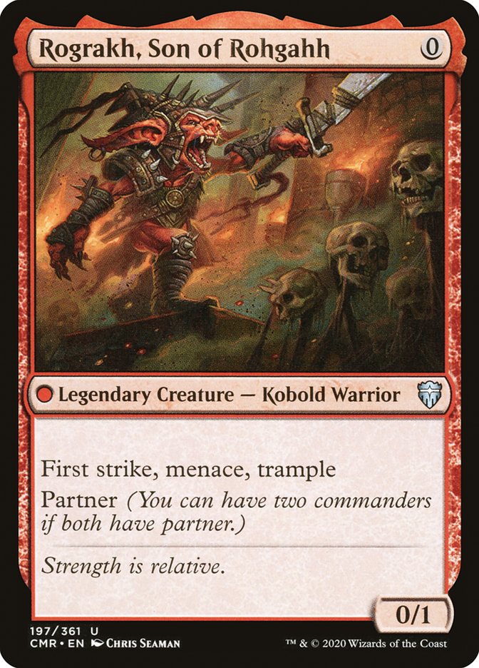 Rograkh, Son of Rohgahh [Commander Legends] MTG Single Magic: The Gathering    | Red Claw Gaming