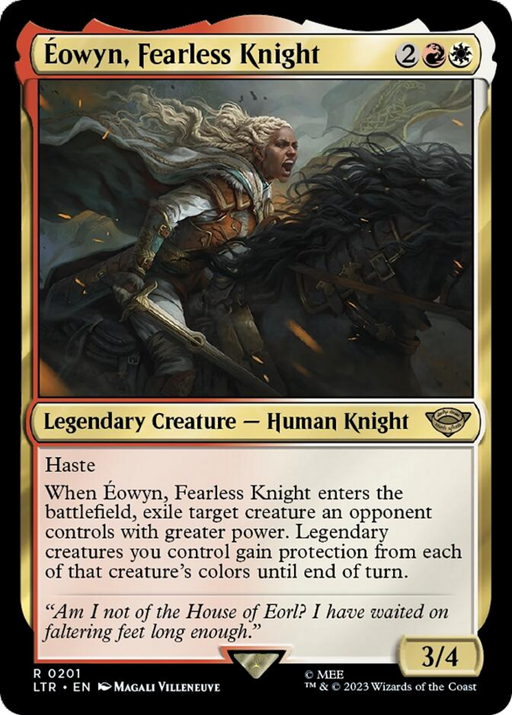 Eowyn, Fearless Knight [The Lord of the Rings: Tales of Middle-Earth] MTG Single Magic: The Gathering    | Red Claw Gaming