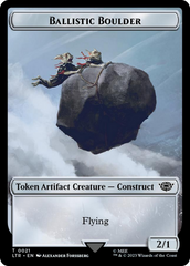 Ballistic Boulder // Food (0023) Double-Sided Token (Surge Foil) [The Lord of the Rings: Tales of Middle-Earth Tokens] MTG Single Magic: The Gathering    | Red Claw Gaming