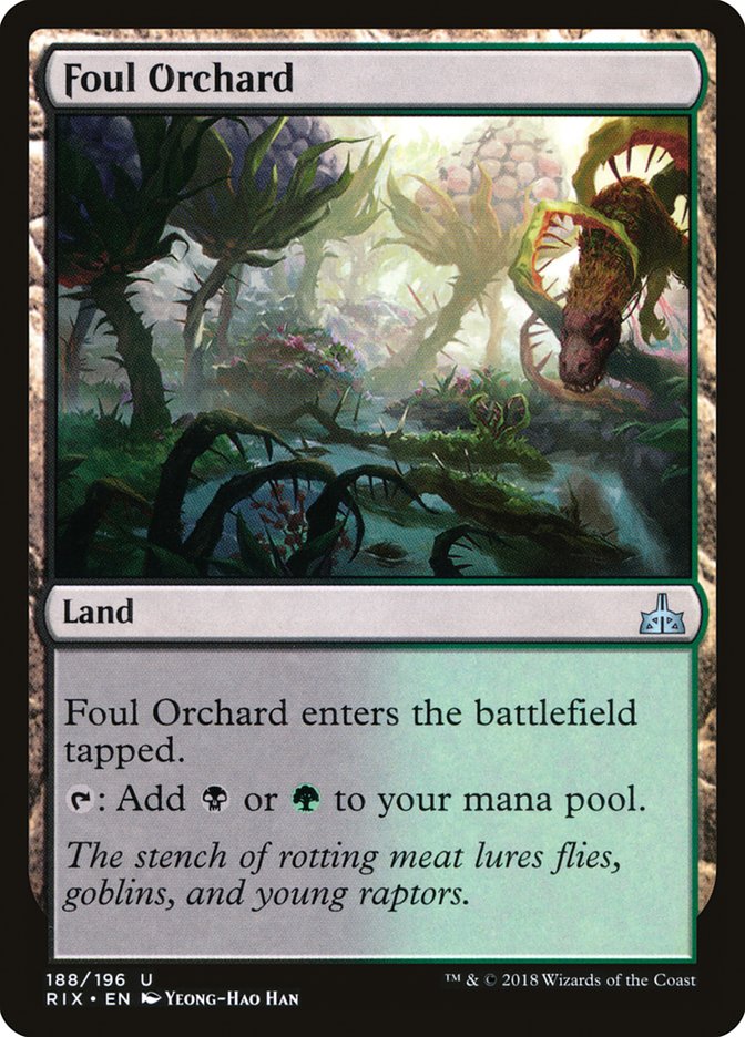 Foul Orchard [Rivals of Ixalan] MTG Single Magic: The Gathering    | Red Claw Gaming
