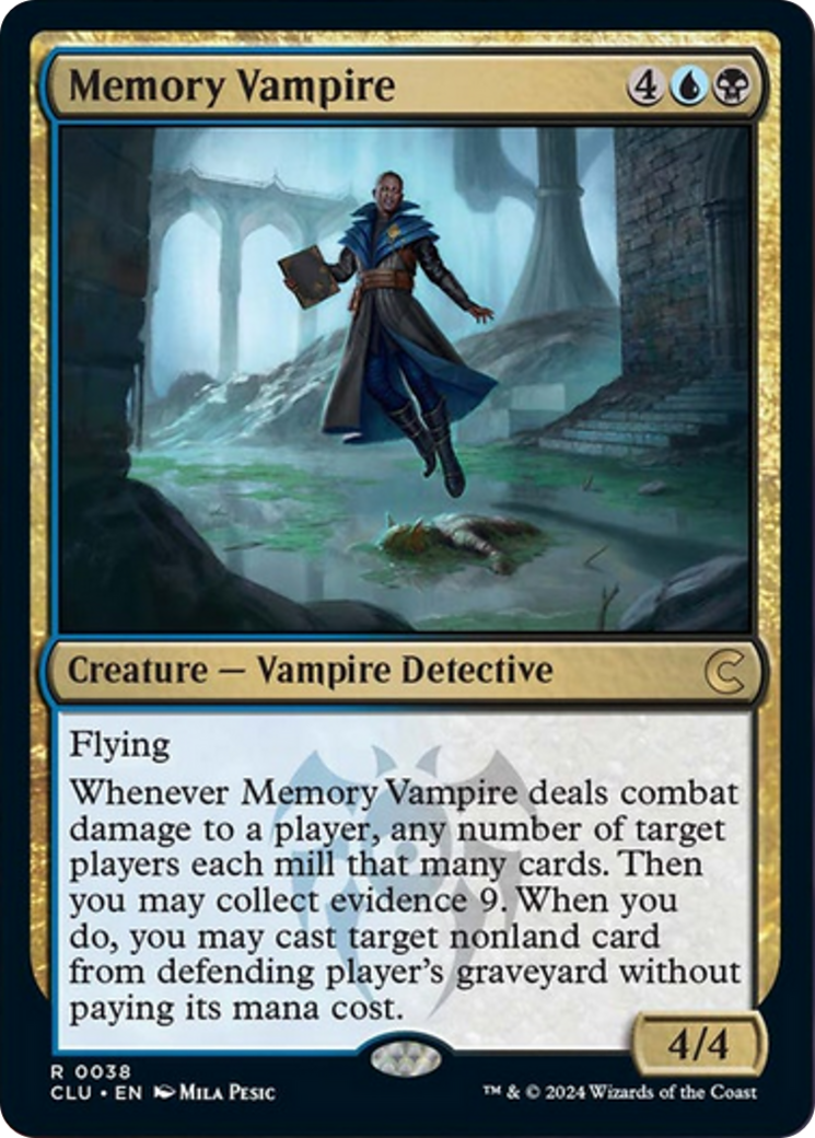Memory Vampire [Ravnica: Clue Edition] MTG Single Magic: The Gathering    | Red Claw Gaming