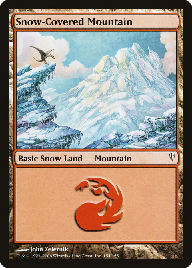 Snow-Covered Mountain [Coldsnap] MTG Single Magic: The Gathering    | Red Claw Gaming
