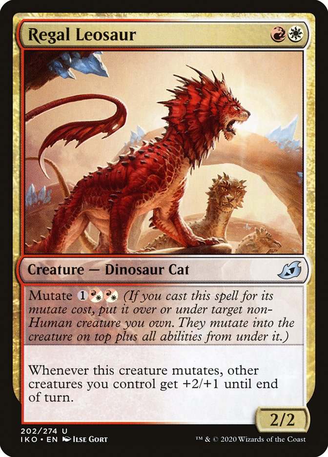 Regal Leosaur [Ikoria: Lair of Behemoths] MTG Single Magic: The Gathering    | Red Claw Gaming