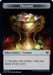 Treasure // Kaya, the Inexorable Emblem Double-Sided Token [Kaldheim Tokens] MTG Single Magic: The Gathering    | Red Claw Gaming