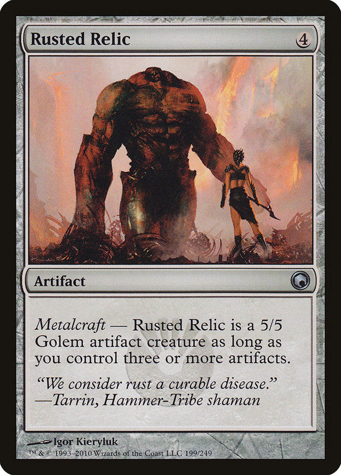 Rusted Relic [Scars of Mirrodin] MTG Single Magic: The Gathering    | Red Claw Gaming