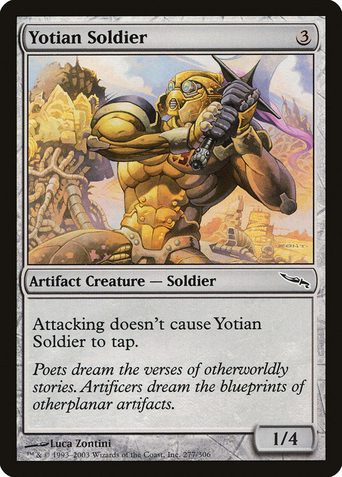 Yotian Soldier [Mirrodin] MTG Single Magic: The Gathering    | Red Claw Gaming